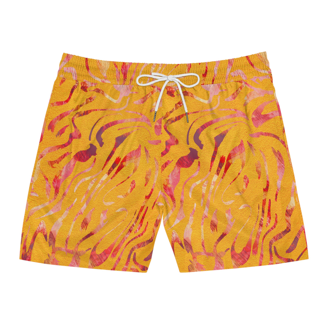 Vibrant Tropical Swim Shorts for Men - Perfect for Summer Adventures - Rizzlly
