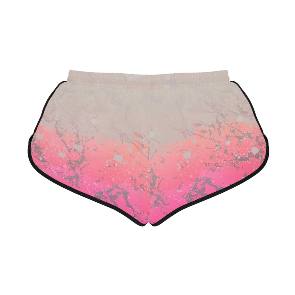 Mirage Grey Pink Relaxed Shorts | Solenriz - Rizzlly