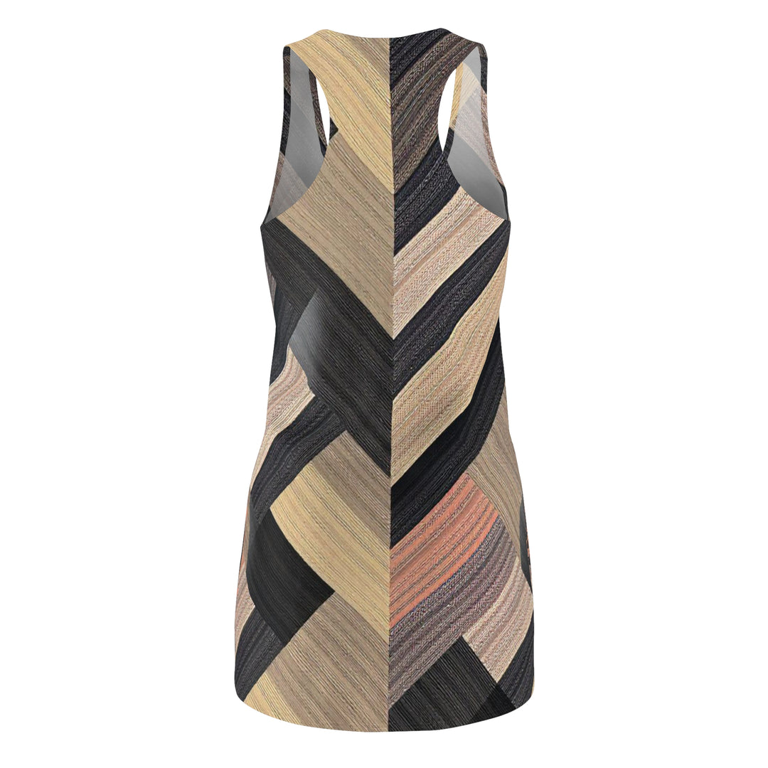 Chic Geometric Racerback Dress