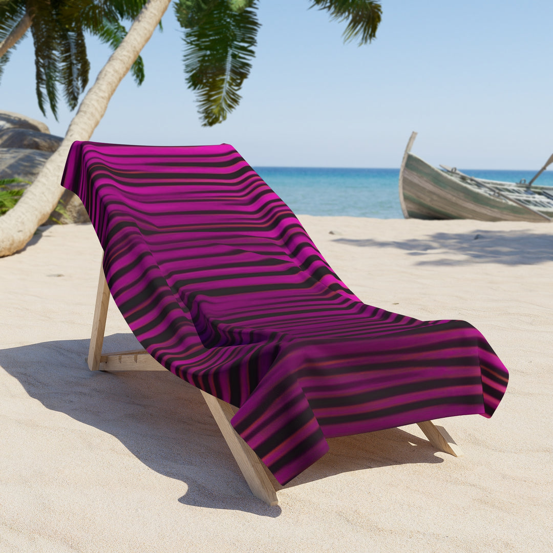 Vibrant Striped Beach Towel | Solenriz - Rizzlly