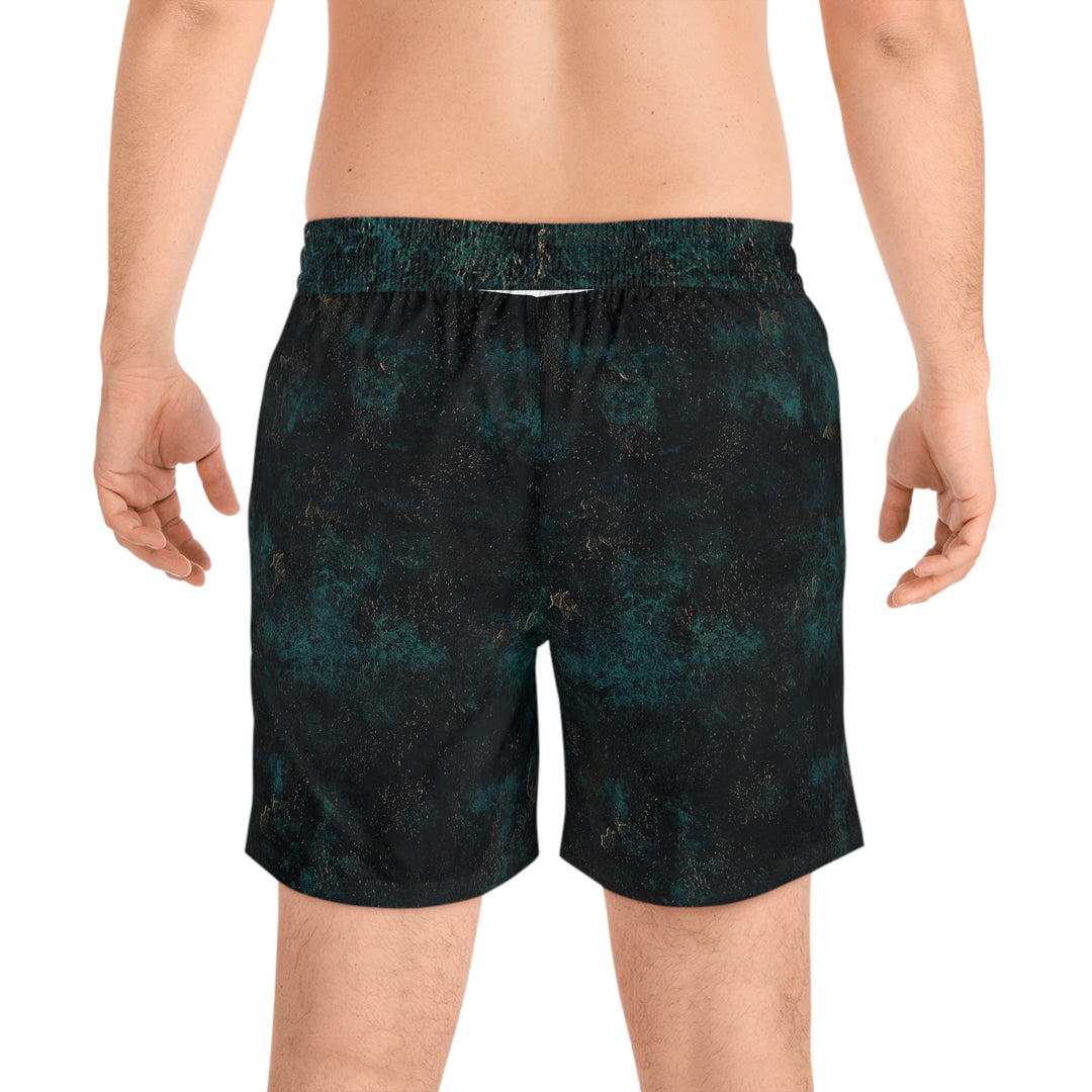 Noir Tropic Men's  Swim Shorts | Solenriz