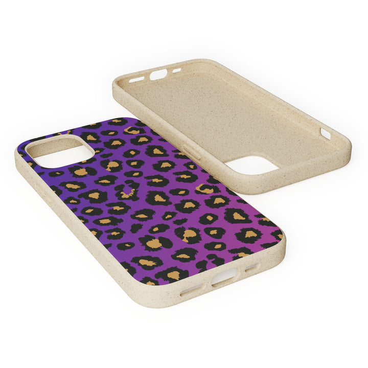 Gradient Leopard Biodegradable Cases