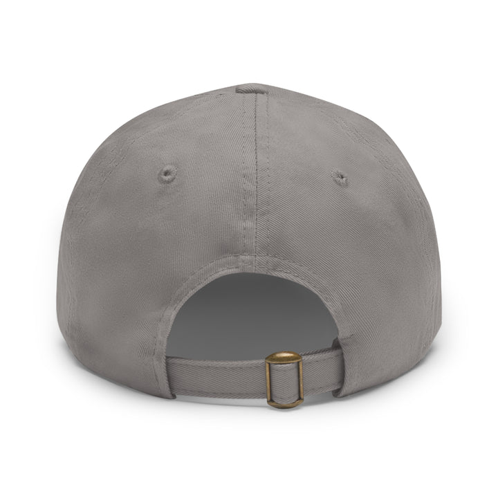 Dad Hat - Teddy Bear Leather Patch Embroidered Cap - Rizzlly