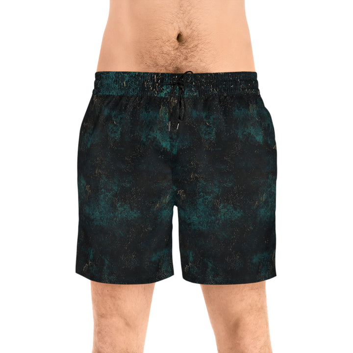 Noir Tropic Men's  Swim Shorts | Solenriz