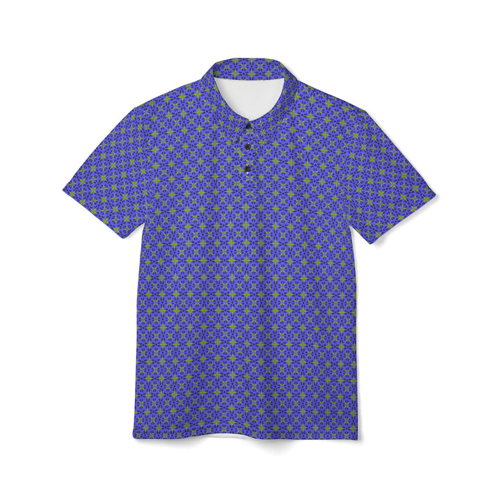 Blue Checked Polo Shirt | Solenriz