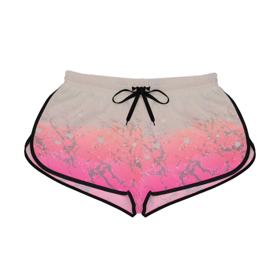 Mirage Grey Pink Relaxed Shorts | Solenriz - Rizzlly
