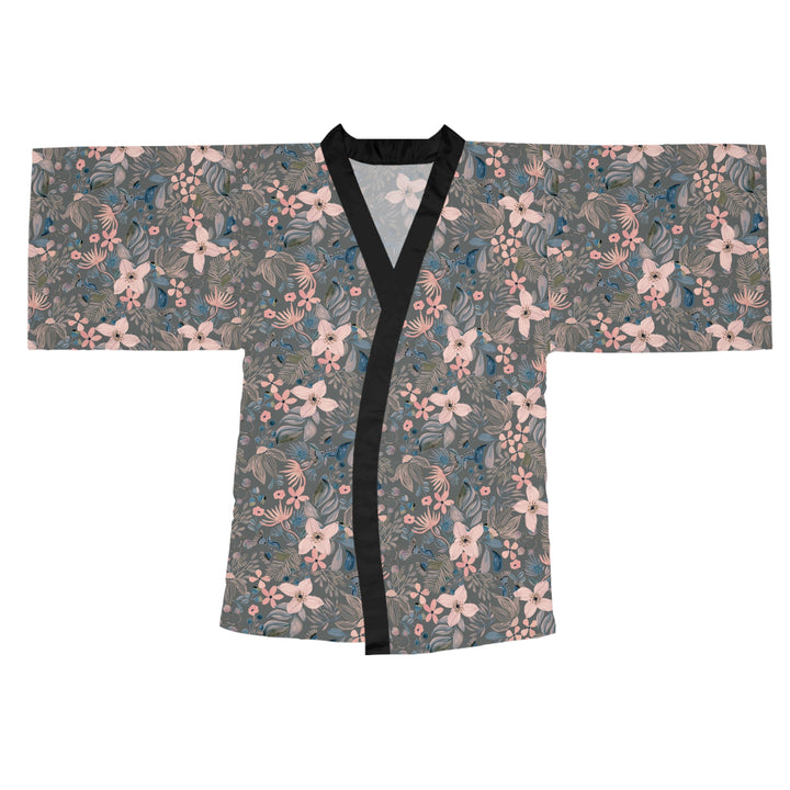 Dark Floral  Kimono Robe | Solenriz - Rizzlly