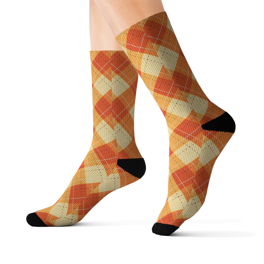 Fall Plaid Socks | Solenriz - Rizzlly
