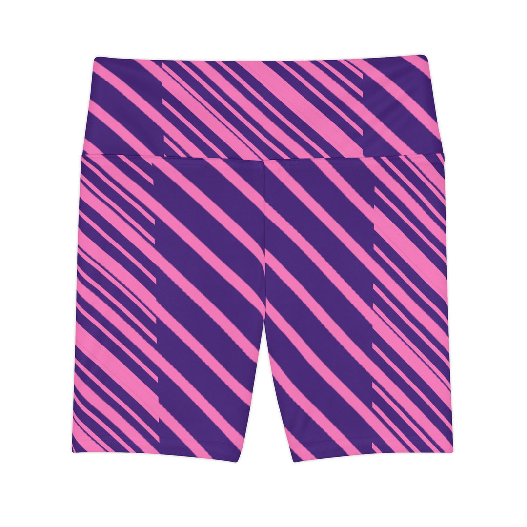 Vibrant Striped Workout Shorts | Solenriz - Rizzlly