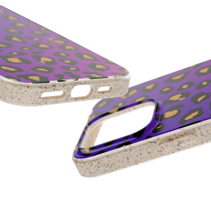 Gradient Leopard Biodegradable Cases