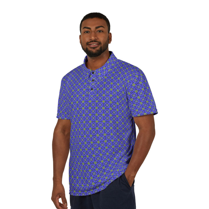 Blue Checked Polo Shirt | Solenriz