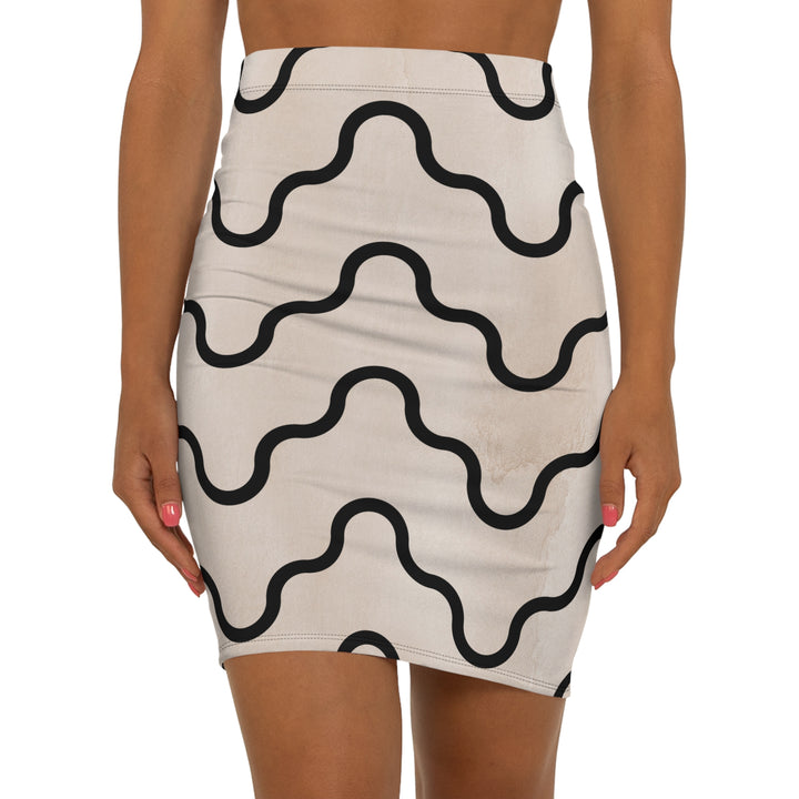 Curly Mid-Waist Pencil Skirt | Solenriz - Rizzlly