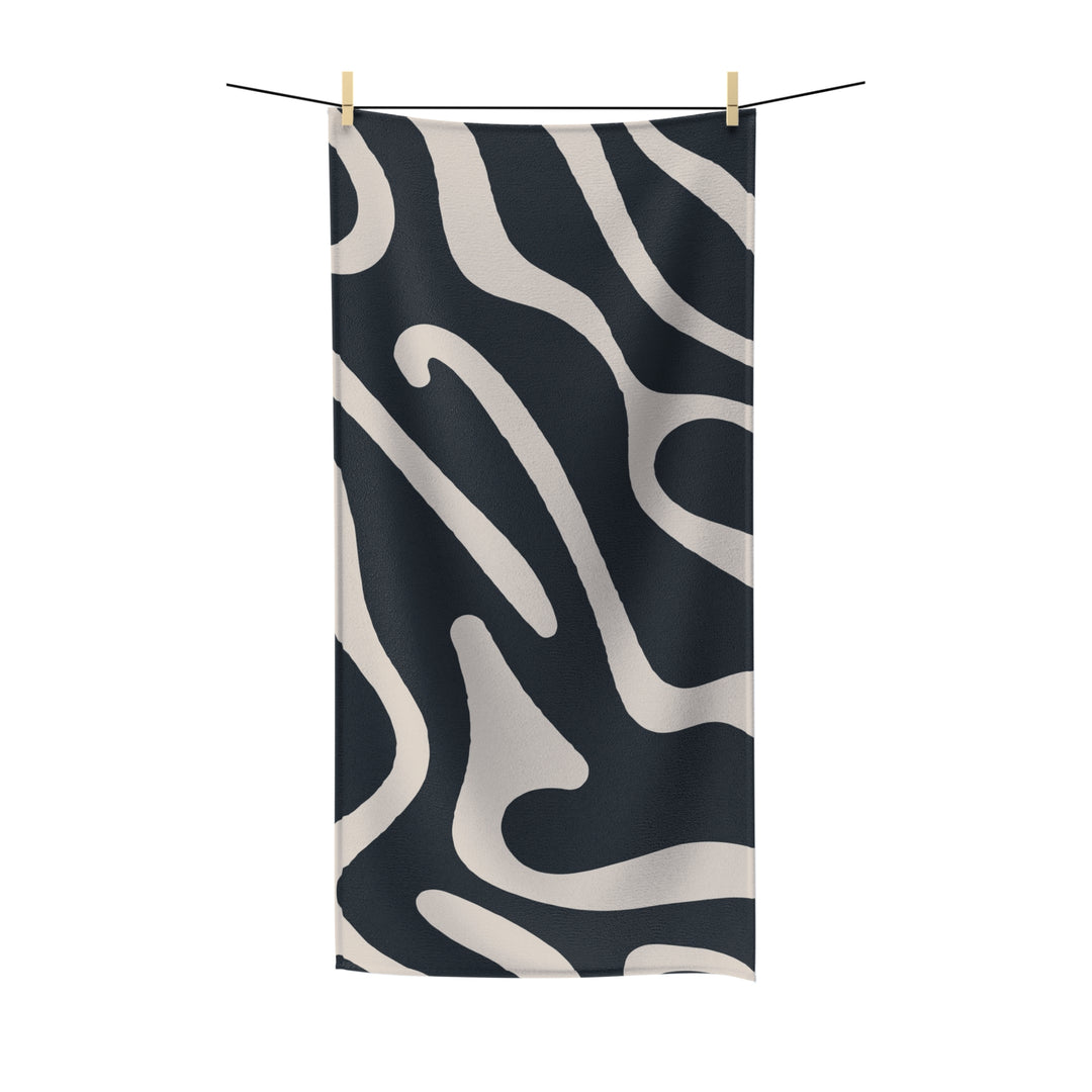 Abstract Polycotton Towel | Solenriz - Rizzlly