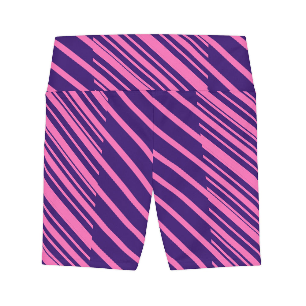 Vibrant Striped Workout Shorts | Solenriz - Rizzlly