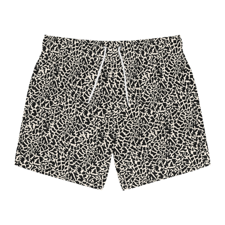 Black & Cream  Swim Trunks - Rizzlly