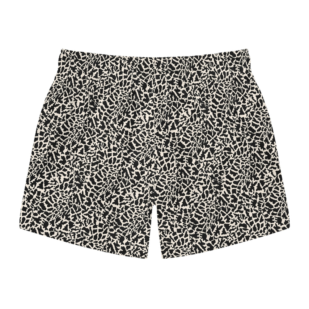 Black & Cream  Swim Trunks - Rizzlly