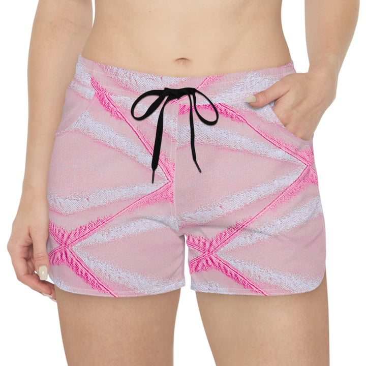 Vibrant Pink Casual Shorts | Solenriz - Rizzlly