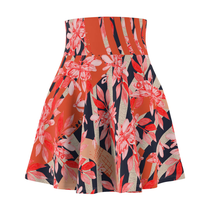 Vibrant Floral Skater Skirt | Solenriz - Rizzlly