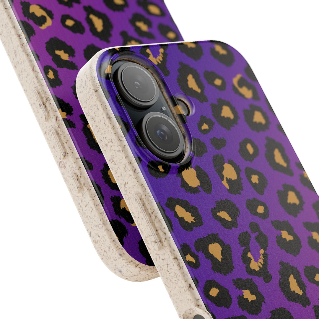 Gradient Leopard Biodegradable Cases