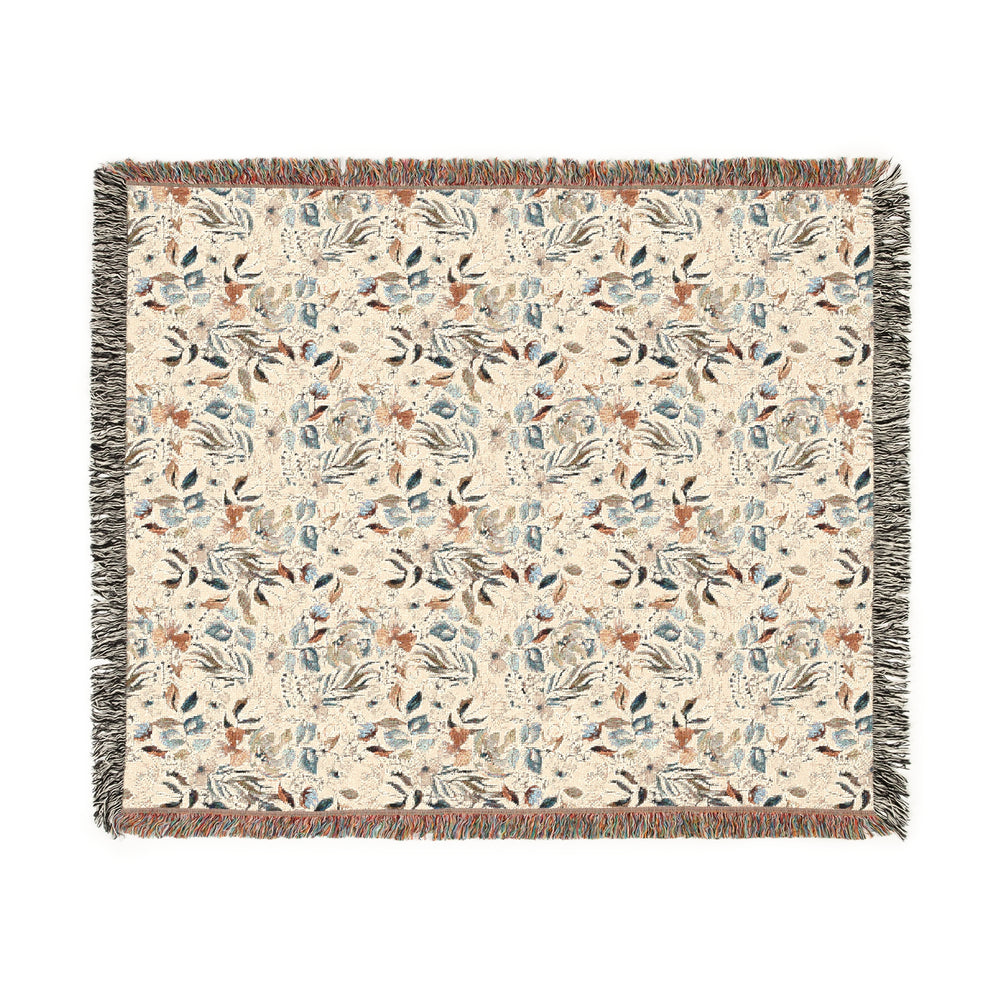 Bohemian Floral Woven Blanket - Rizzlly