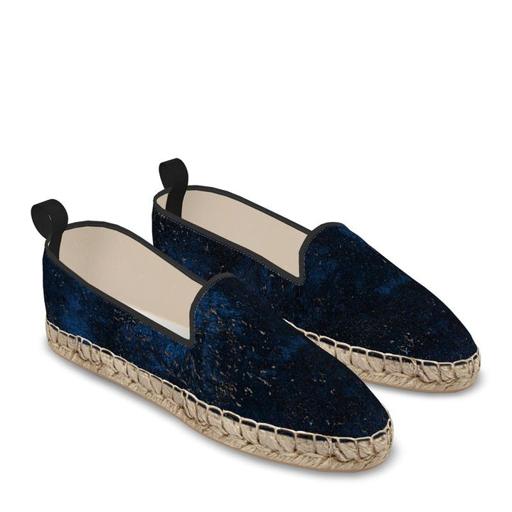 Blue & Green Print Low-Top Sneakers | Solenriz