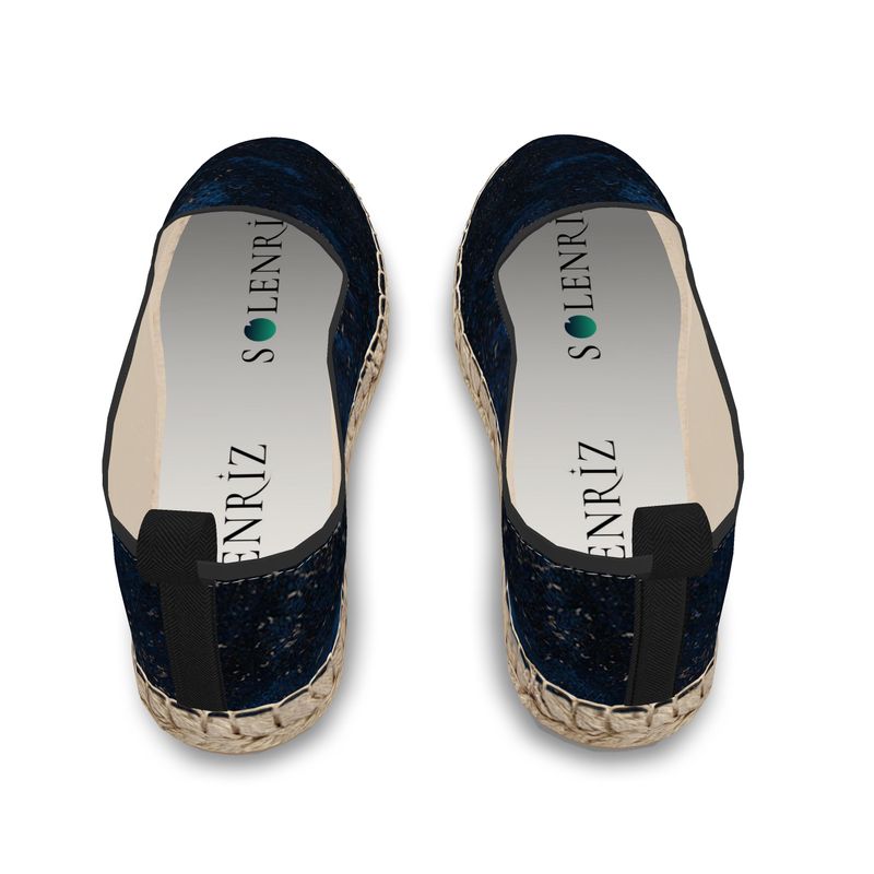 Blue & Green Print Low-Top Sneakers | Solenriz