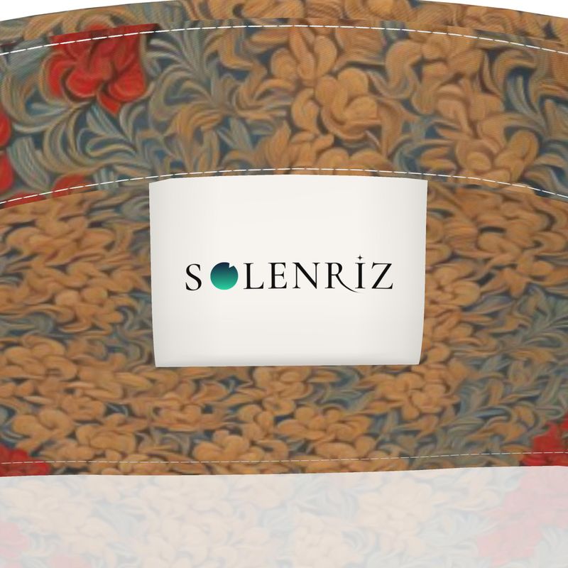 Men’s Ochre & Terracotta Botanical Short-Sleeve Shirt | Solenriz - Rizzlly