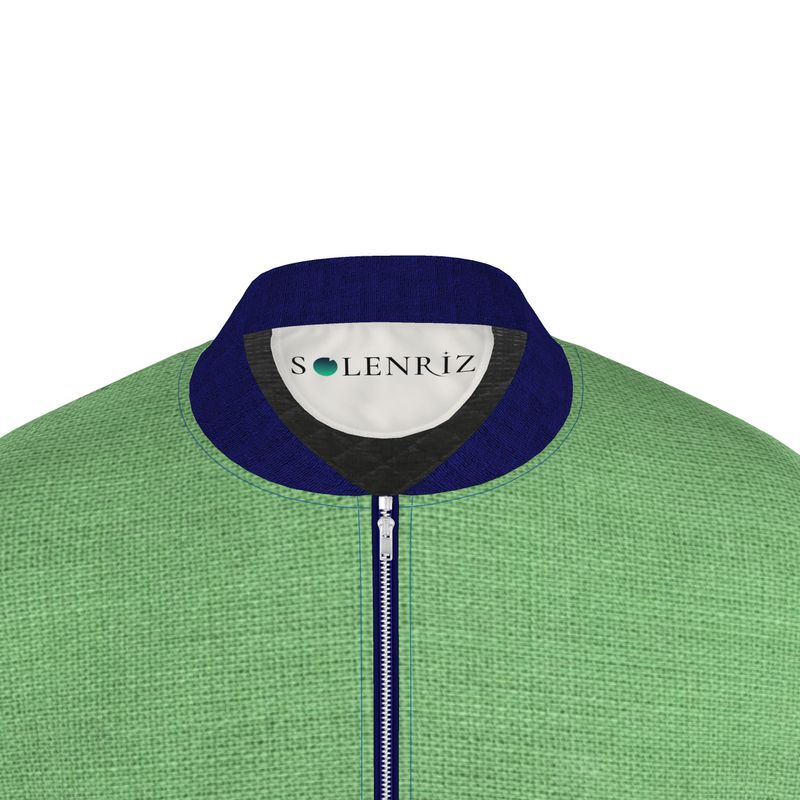 Green Gold Men's Bomber Jacket | Solenriz - Rizzlly