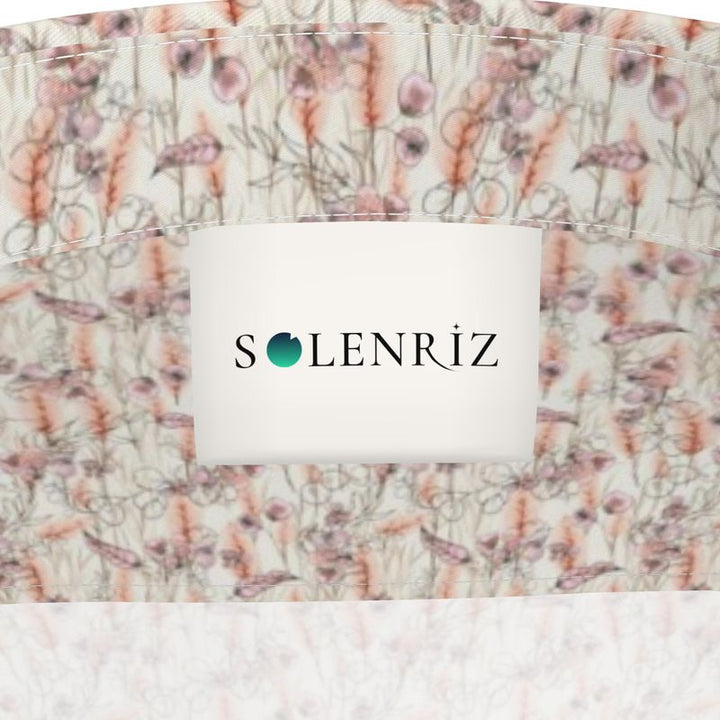 Men’s Ivory & Terracotta Botanical Short-Sleeve Shirt | Solenriz - Rizzlly