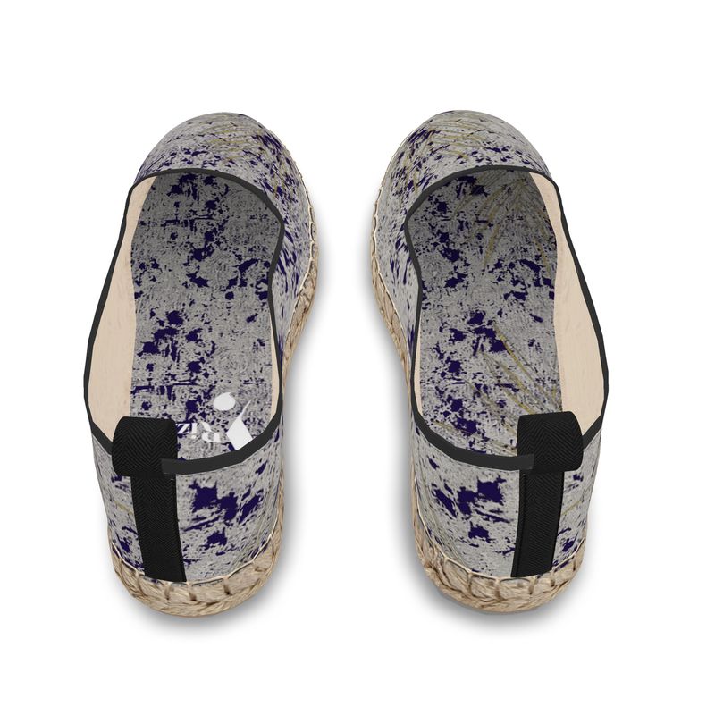 Baroque Print Loafer Espadrilles | Solenriz - Rizzlly