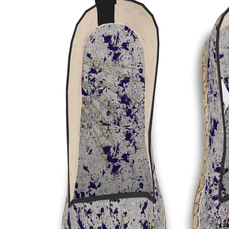 Baroque Print Loafer Espadrilles | Solenriz - Rizzlly