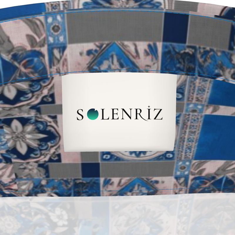 Mosaic Harmony Men's Button-Up Shirt - Rizzlly