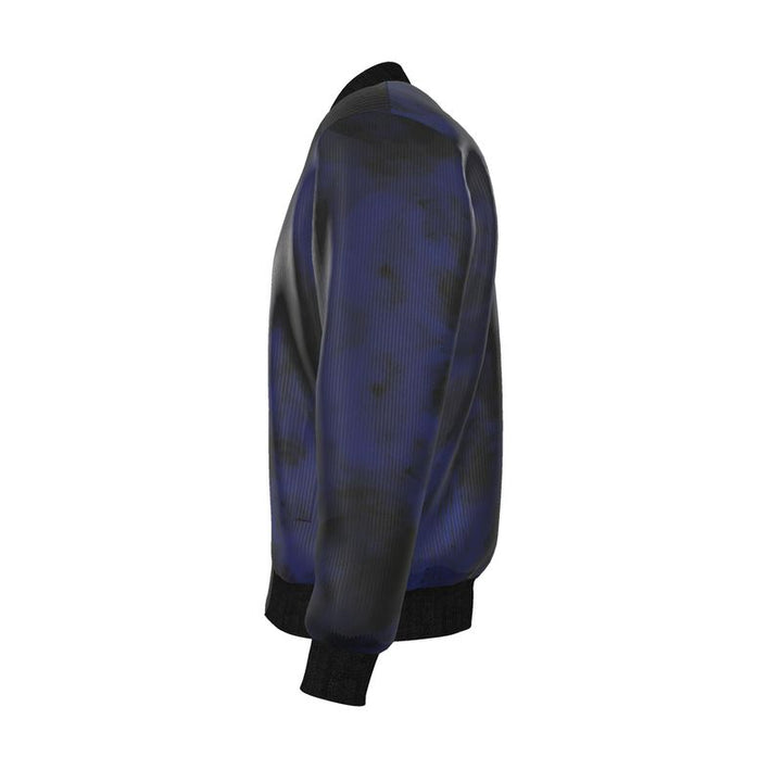 Midnight Eclipse Reversible Silk Bomber Jacket - Rizzlly