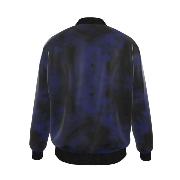 Midnight Eclipse Reversible Silk Bomber Jacket - Rizzlly
