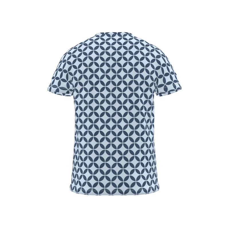 Rizzlly Aqua Crystal Weave T-Shirt | Solenriz - Rizzlly
