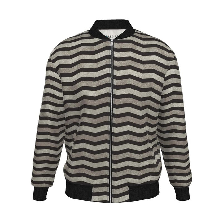 Chevron Men Bomber Jacket | Solenriz - Rizzlly
