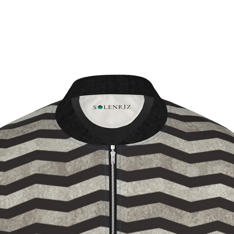 Chevron Men Bomber Jacket | Solenriz - Rizzlly