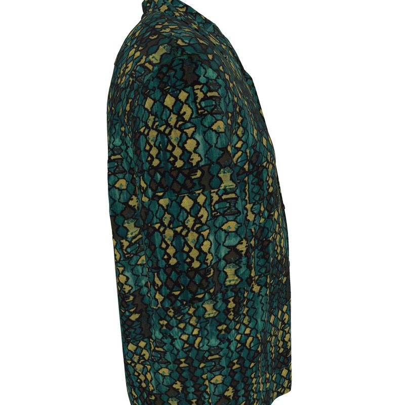 Men’s Deep Green & Ochre Botanical Riviera Shirt | Solenriz - Rizzlly