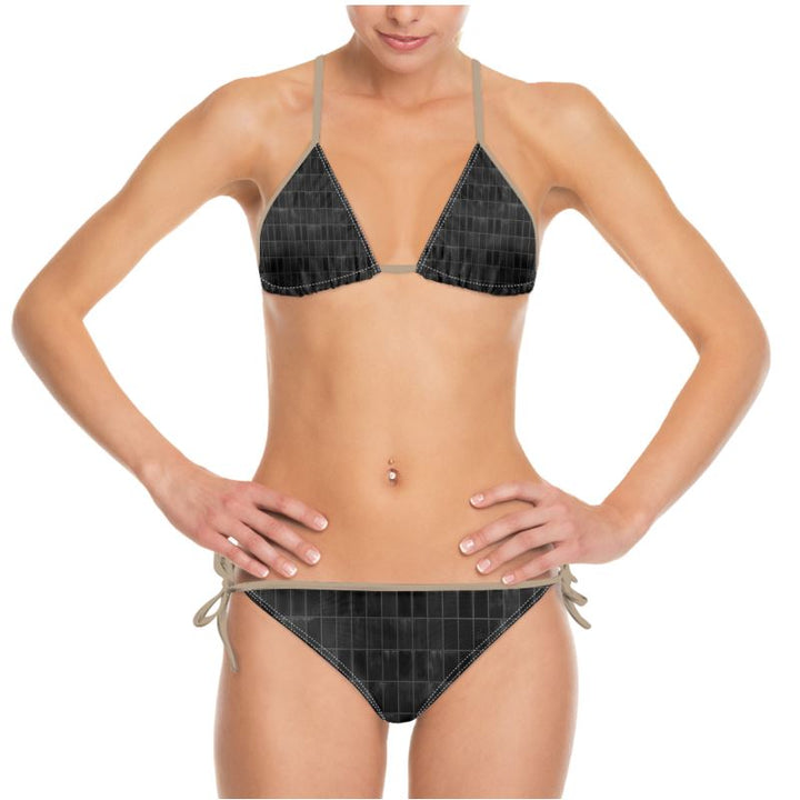 Black Mosaic Bikini | Solenriz
