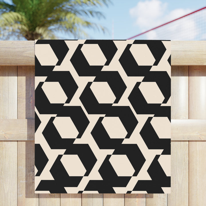 Stylish Geometric Beach Towel | Solenriz - Rizzlly