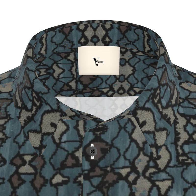 Rizzlly Mosaic Men's Short Sleeve Shirt