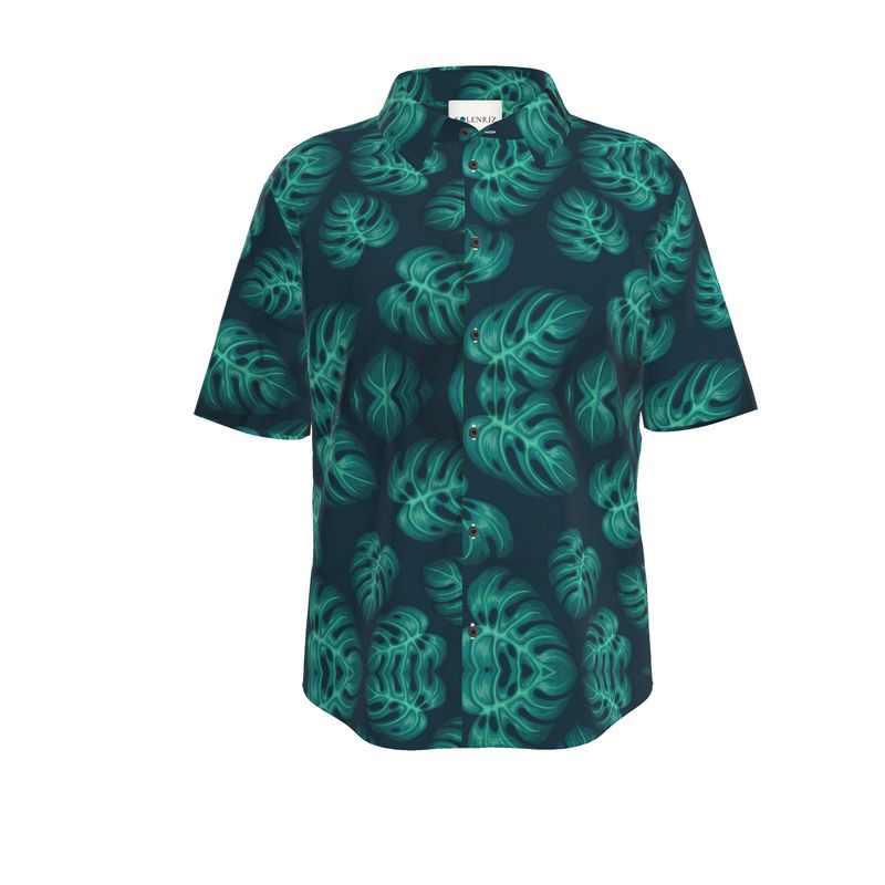 Tropical Glow Shirt – Jungle Blur Edition | Solenriz - Rizzlly
