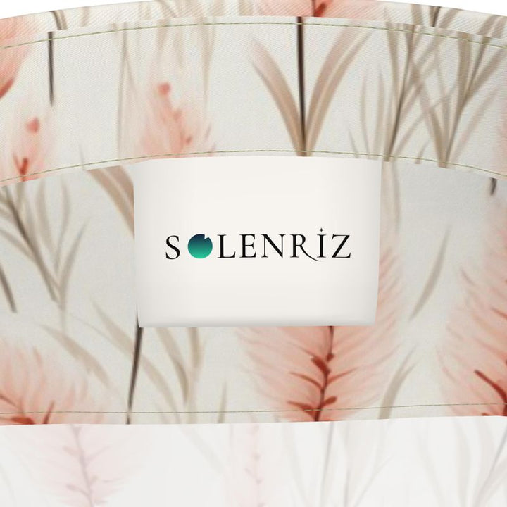Men’s Cream Botanical Print Short-Sleeve Shirt | Solenriz