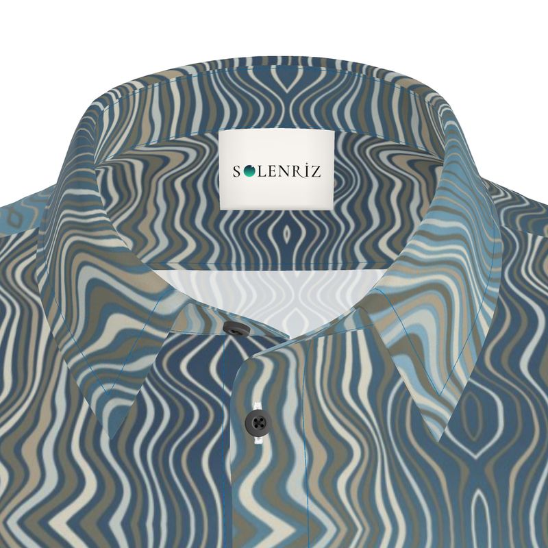 Wavy Optical Shirt | Solenriz