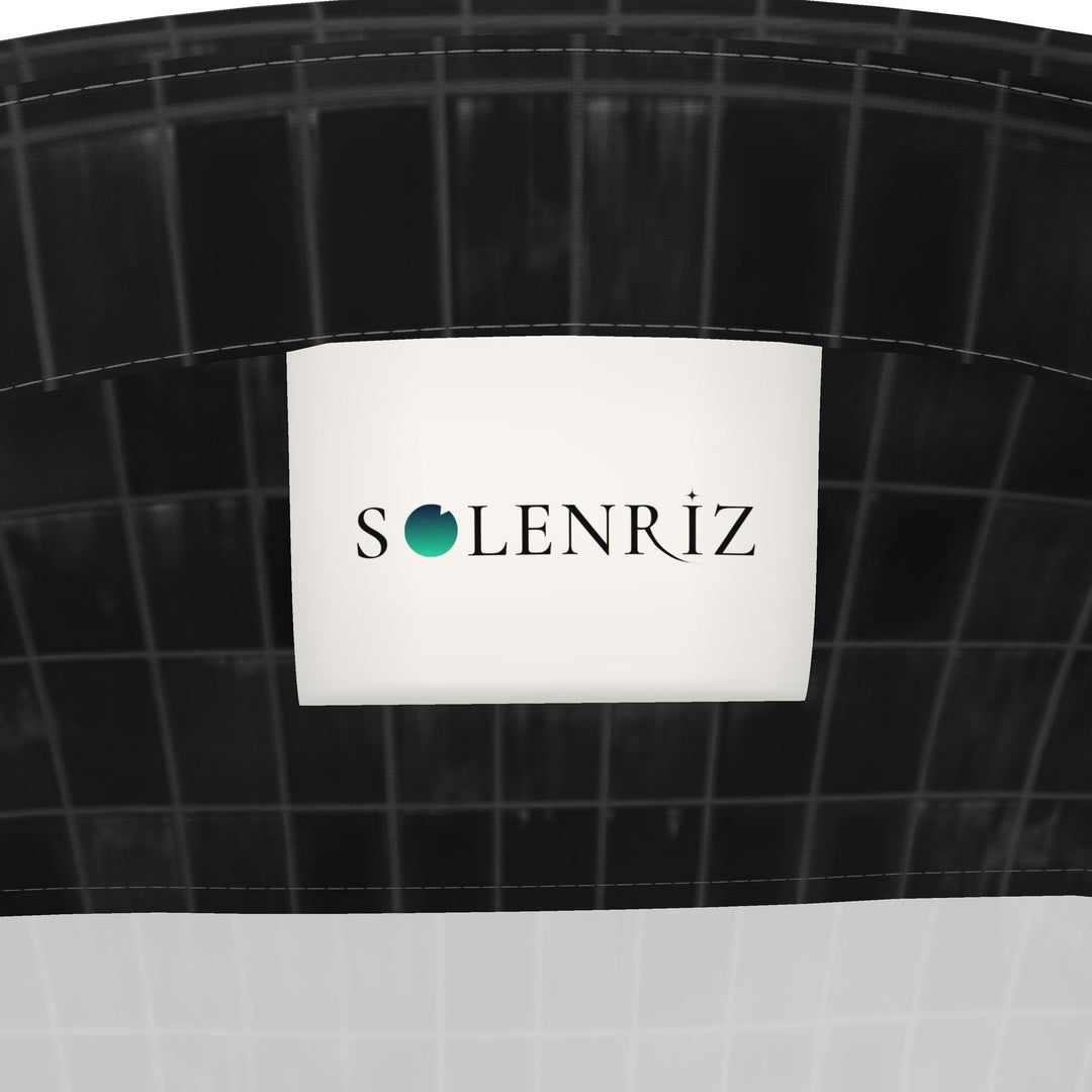 Men’s Black Grid Short-Sleeve Shirt | Solenriz - Rizzlly