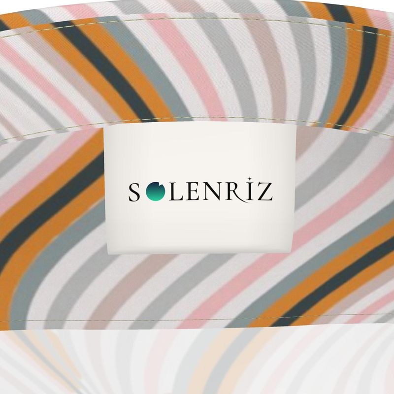 Men’s Cream Retro Wave Short-Sleeve Shirt | Solenriz - Rizzlly