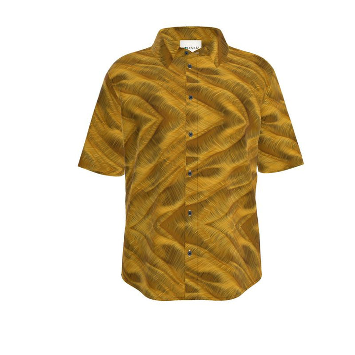 Men’s Amber Ripple Short-Sleeve Shirt | Solenriz - Rizzlly