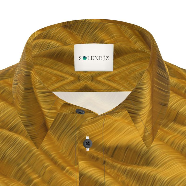 Men’s Amber Ripple Short-Sleeve Shirt | Solenriz - Rizzlly