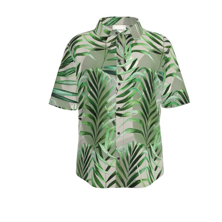 Men’s Short Sleeve Shirt – “Palm Mirage”