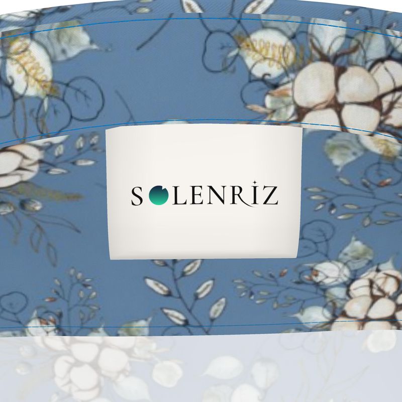 Men’s Powder Blue Floral Short-Sleeve Shirt | Solenriz - Rizzlly